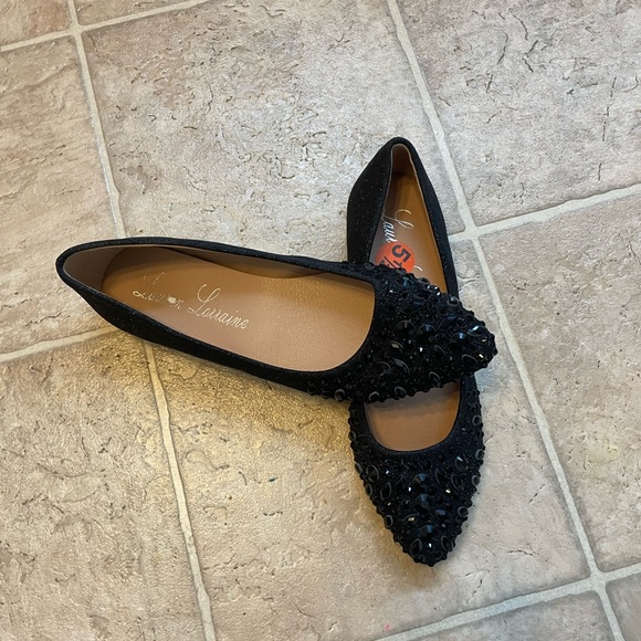 Lauren Lorraine women heels 5 1/2 size black - Picture 3 of 6